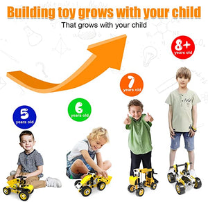 HOMCENT Educational STEM Building Toys, Preschool Kids Learning Toy Kit, 10 in 1 Construction Toy 108pcs Building Blocks Set for Children Ages 3-8 Year Old